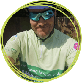 Rob Berry from Bradley Stoke has set off on a virtual around-the-world cycle in aid of Children’s Hospice South West